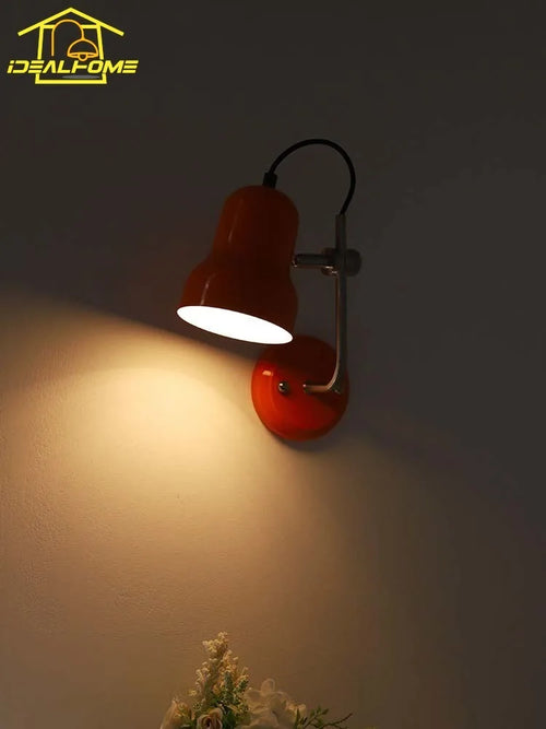applique murale led vintage médiévale fer art réglable ambiance chaleureuse - vue 6 sur 8