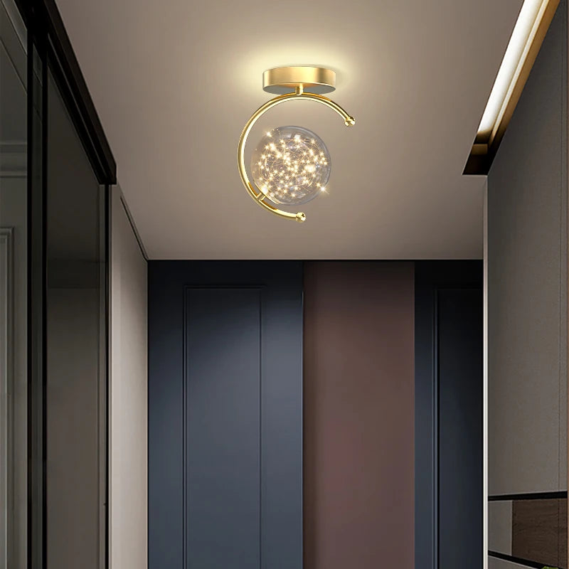 lustre intérieur led nordique éclairage décor fixtu - vue 4 sur 12