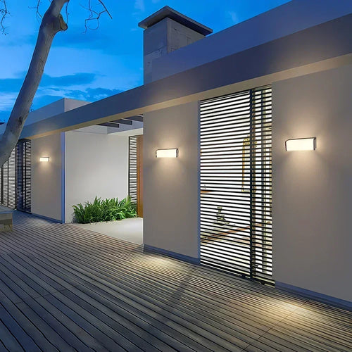 Applique murale LED étanche extérieure IP65 éclairage extérieur LED moderne porche lumières balcon jardin lumières applique extérieure 110V 220V