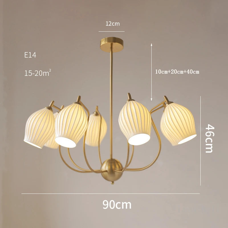 lustre bauhaus français en céramique pour intérieur élégant - vue 11 sur 12