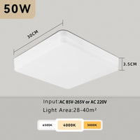 plafonnier led carré pour décoration et éclairage intérieur