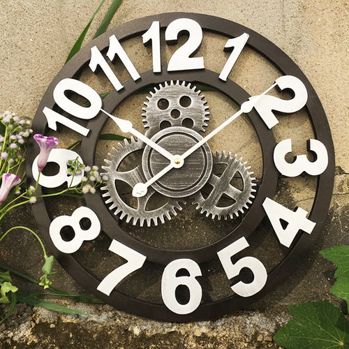 autocollants muraux rétro pour décoration horloge alarme tendance - vue 3 sur 7
