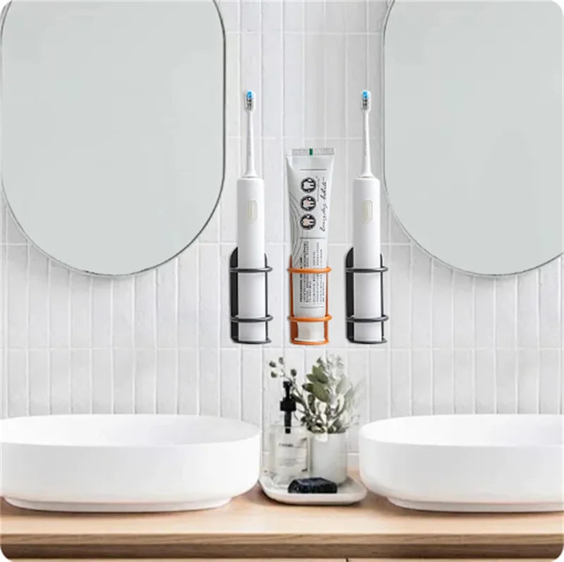 support mural pour accessoires de salle de bain organisateur pratique - vue 9 sur 12