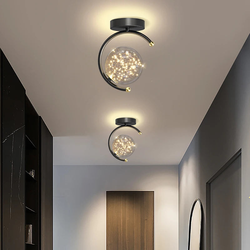 lustre intérieur led nordique éclairage décor fixtu - vue 3 sur 12