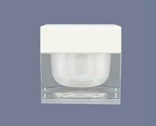 pot en acrylique carré rechargeable pour crème cosmétique - vue 13 sur 28