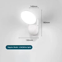 LED Applique Murale À Induction Extérieure IP65 Éclairage Étanche Villa Cour Jardin Décoration Porche Lampe Applique Murale Lampara Pared