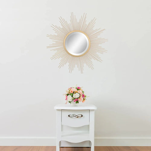 miroir décoratif en métal avec lunettes de soleil pour décoration intérieure - vue 6 sur 7
