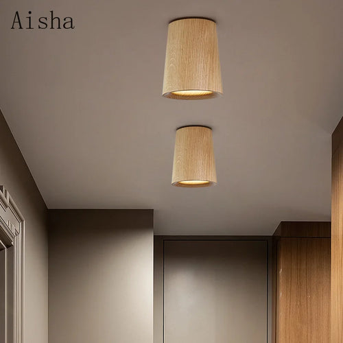 plafonnier nordique en frêne pour décoration intérieure et extérieure - vue 4 sur 9