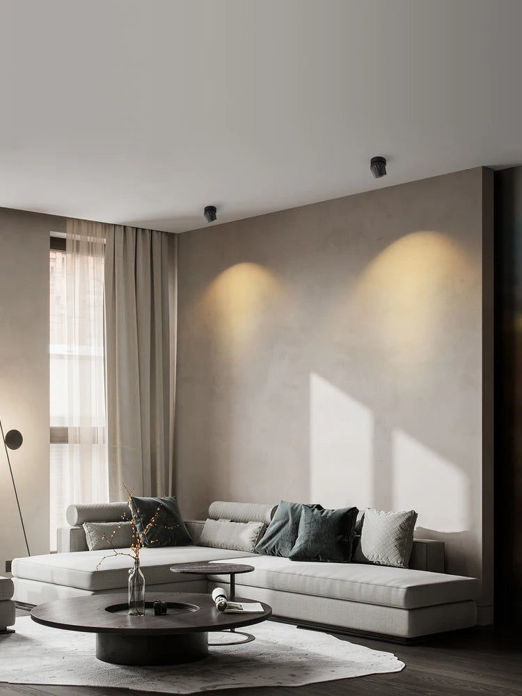 led projecteurs montés en surface downlight en aluminium - vue 3 sur 7