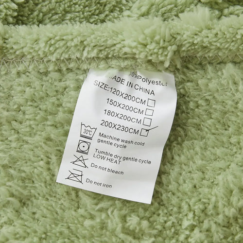 plaid flanelle polaire doux chaud pour lit canapé - vue 7 sur 7