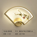 applique murale led traditionnelle chinoise en cuivre pour intérieur décoratif