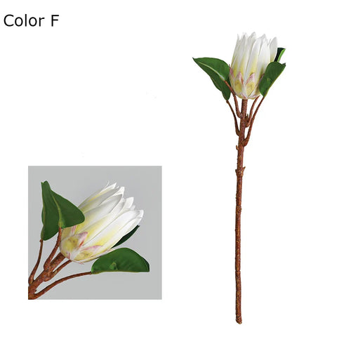 fleurs artificielles bouquets de mariage en soie décoration tropicale - vue 12 sur 12