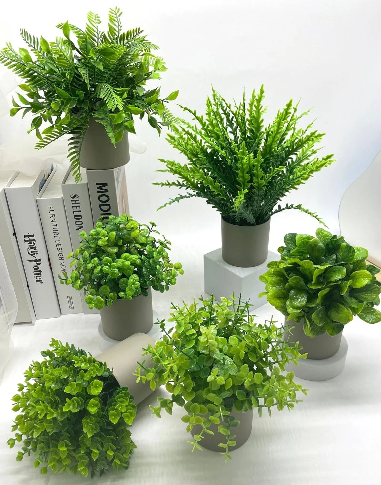 plantes artificielles bonsaï décorations de bureau et jardin - vue 2 sur 11