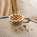 Mug café ceramique anse clé molette style atelier