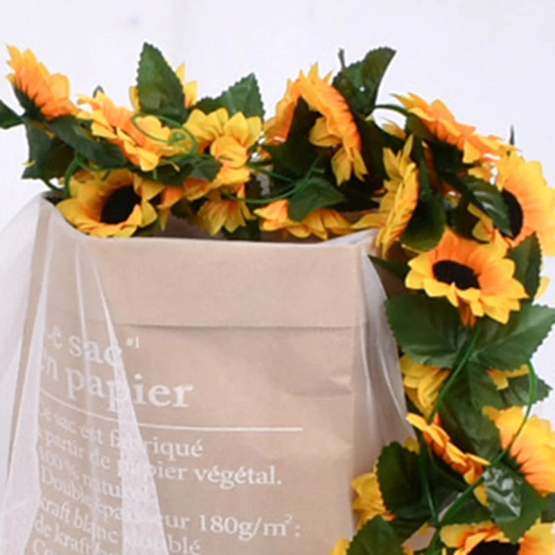 décoration de tournesol artificiel pour mariage et fêtes - vue 4 sur 7