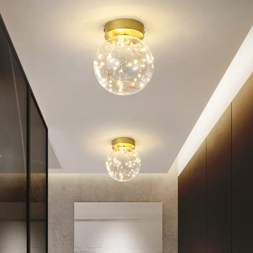 plafonnier LED simple Gypsophile veilleuse