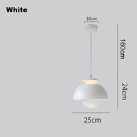 Suspension design nordique led fleur bourgeon moderne