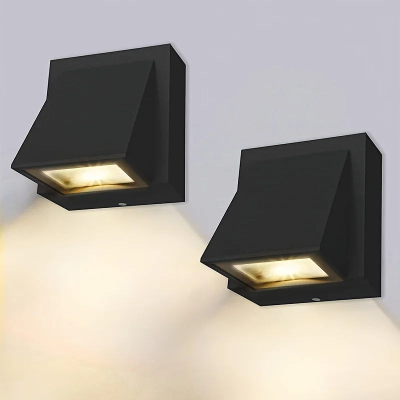 LED Aluminum Waterproof Wall Lamp, Modern Outdoor Wall Washer, 5W Wall Mount Outdoor Security Lighting Fixture - vue 2 sur 6