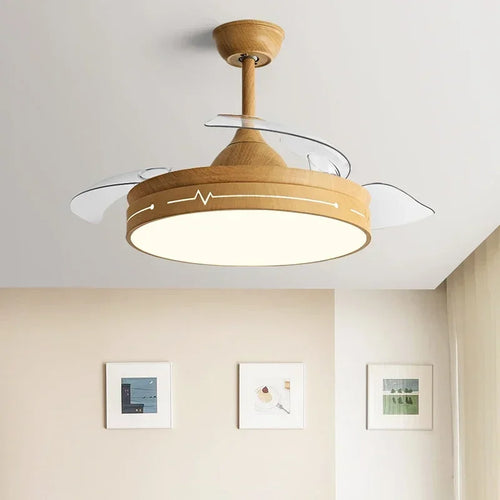 ventilateur de plafond avec lumière et contrôle silencieux - vue 3 sur 12