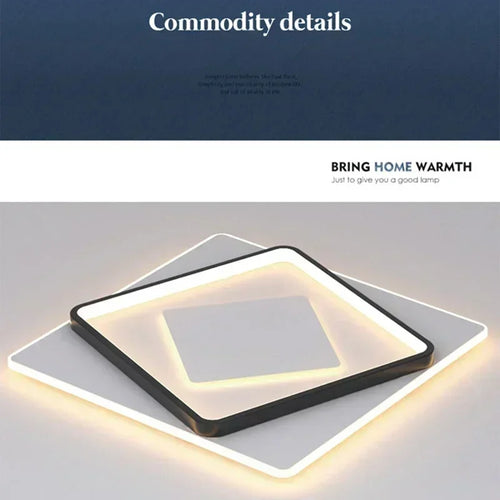 lustre moderne à leds pour décoration intérieure élégante