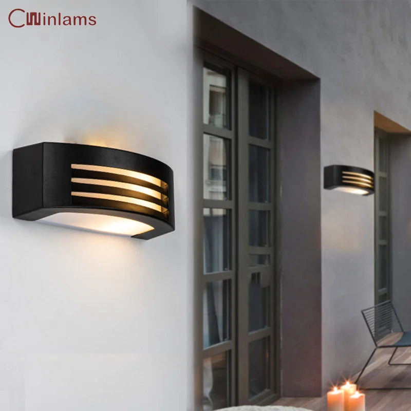 applique murale led moderne étanche pour intérieur et extérieur
