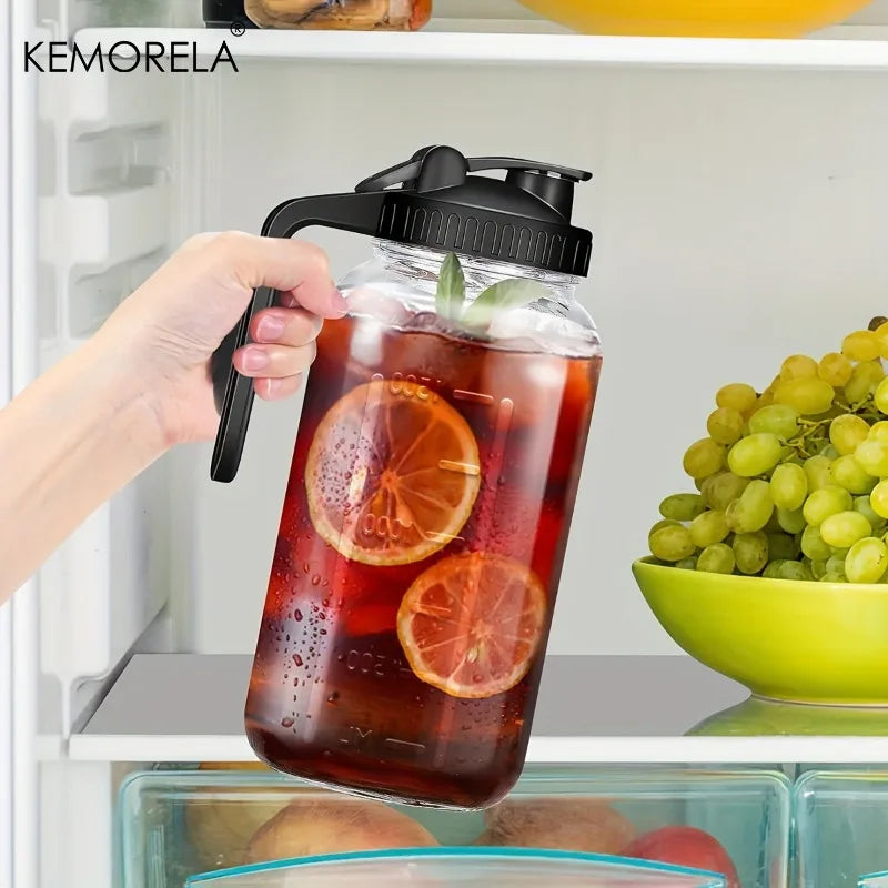 Carafe eau verre 19l avec poignée et couvercle