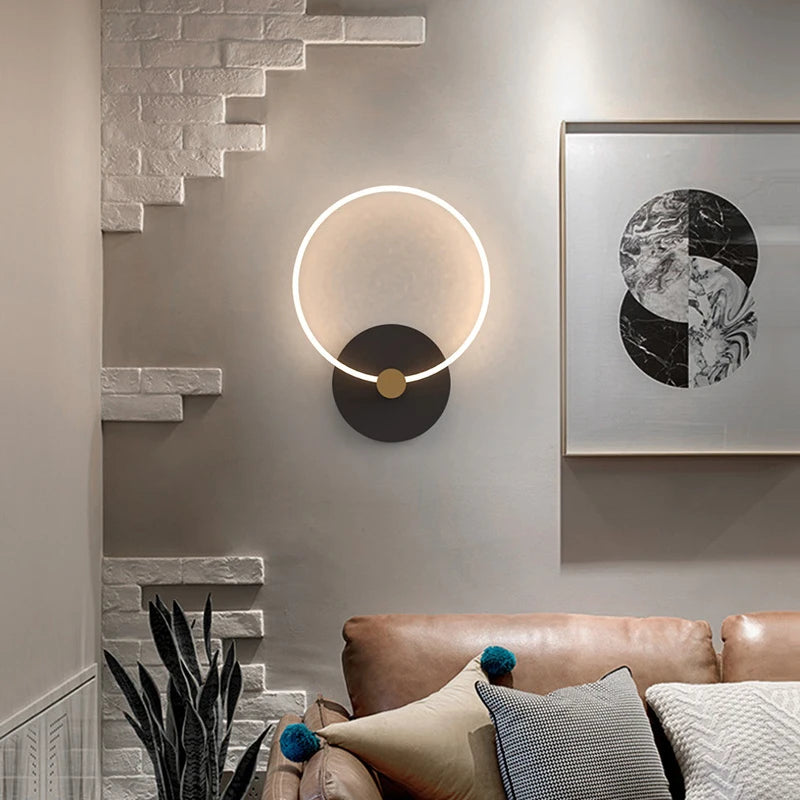 applique murale led moderne pour éclairage décoratif intérieur - vue 6 sur 14