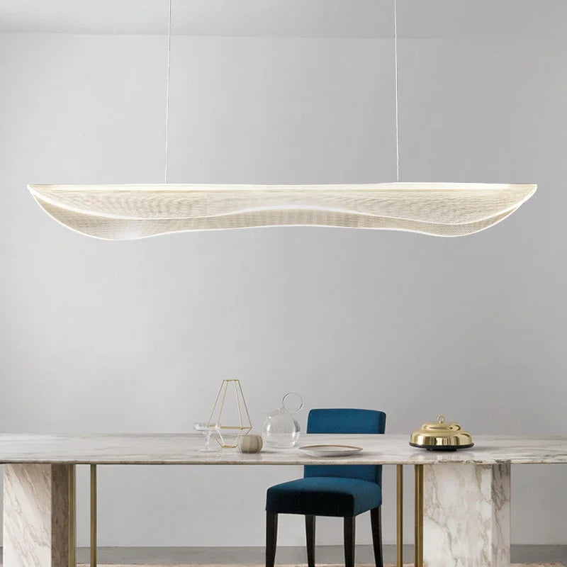 lustre moderne en acrylique pour éclairage décoratif intérieur - vue 5 sur 12