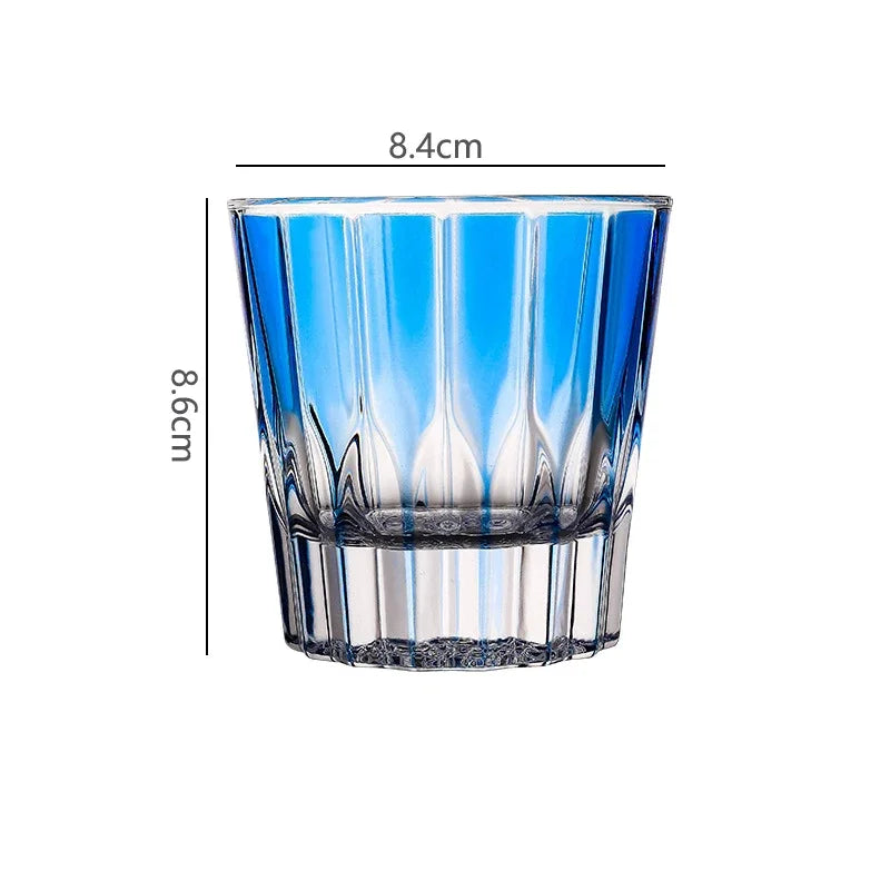 Verre whisky cocktail stries verticales design cristal 200ml - vue 12 sur 15