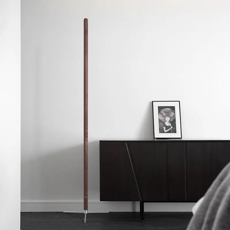Lampadaire LED bois massif - vue 5 sur 8