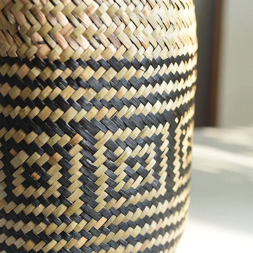 panier tissé à la main pour fleurs et plantes décoratives