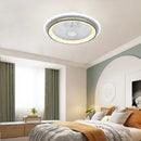 plafonnier moderne silencieux avec ventilateur et lumière télécommandé