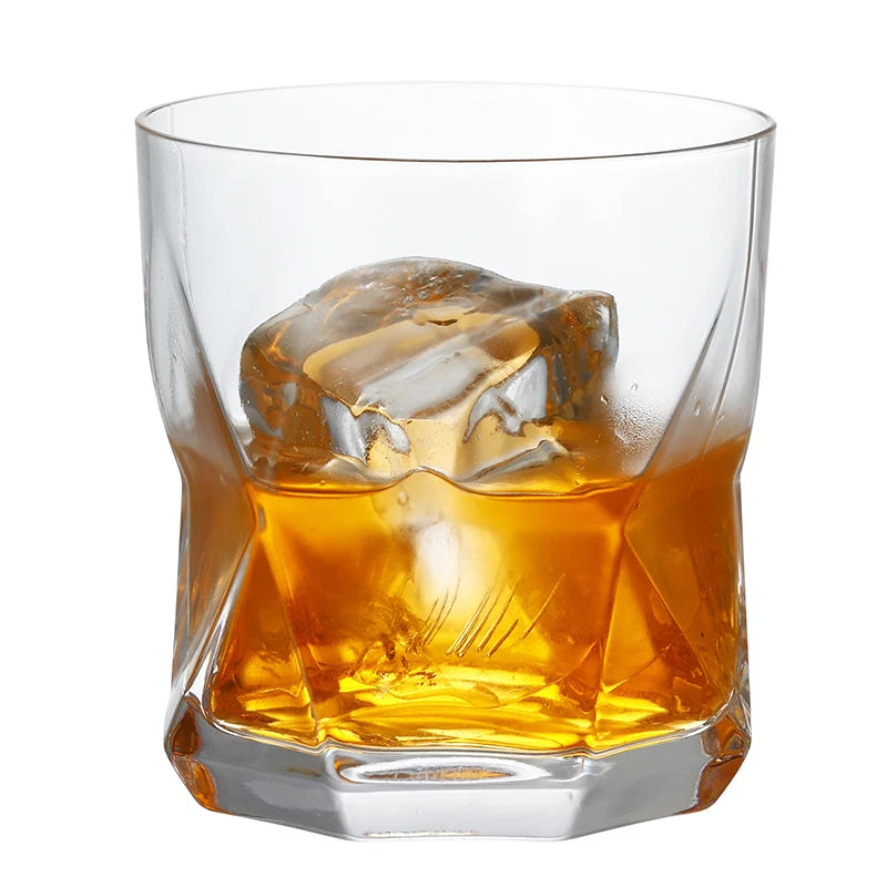 Verres a whisky lot de 4 design texture - vue 4 sur 7