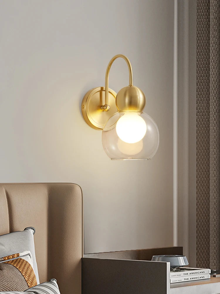 applique murale en cuivre style postmoderne pour intérieur minimaliste - vue 5 sur 10