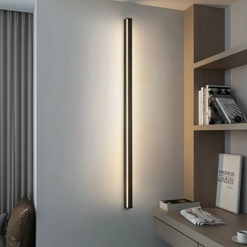 applique murale led cuboïde minimaliste en aluminium avec télécommande