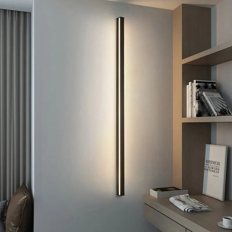 applique murale led cuboïde minimaliste en aluminium avec télécommande - vue 2 sur 22