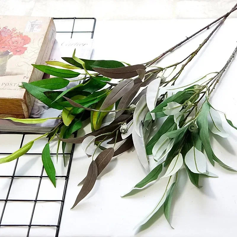 plantes vertes artificielles décoration florale mariage eucalyptus et fruits - vue 4 sur 9