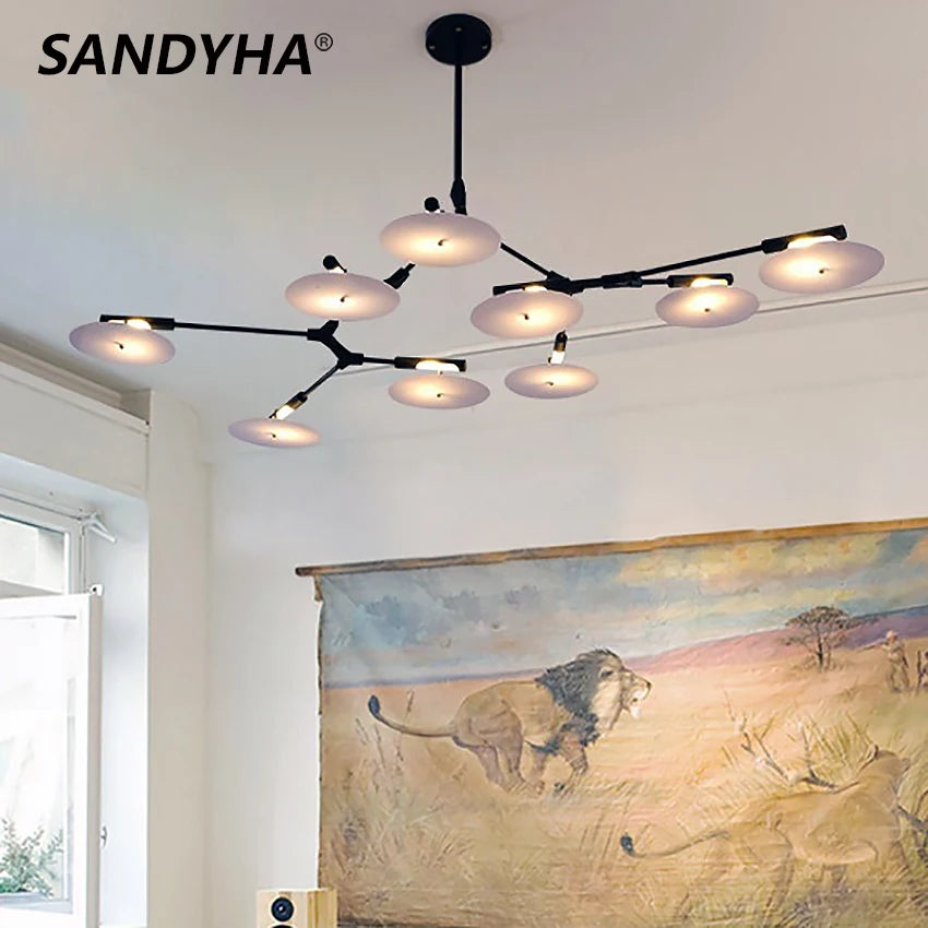 lustre moléculaire sandyha luminaire suspendu soffitto - vue 2 sur 6