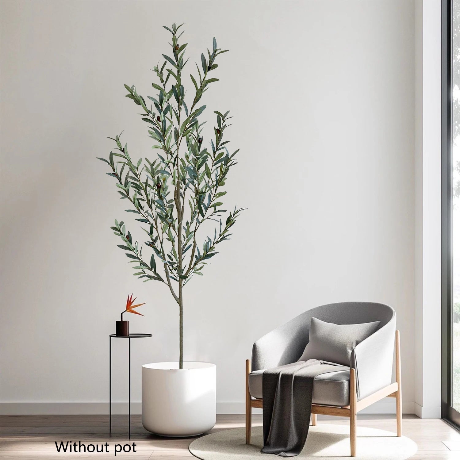arbre artificiel d'olivier réaliste pour décoration intérieure et extérieure