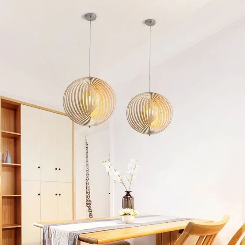 lustre lunaire rotatif design style nordique pour décoration intérieure - vue 6 sur 12