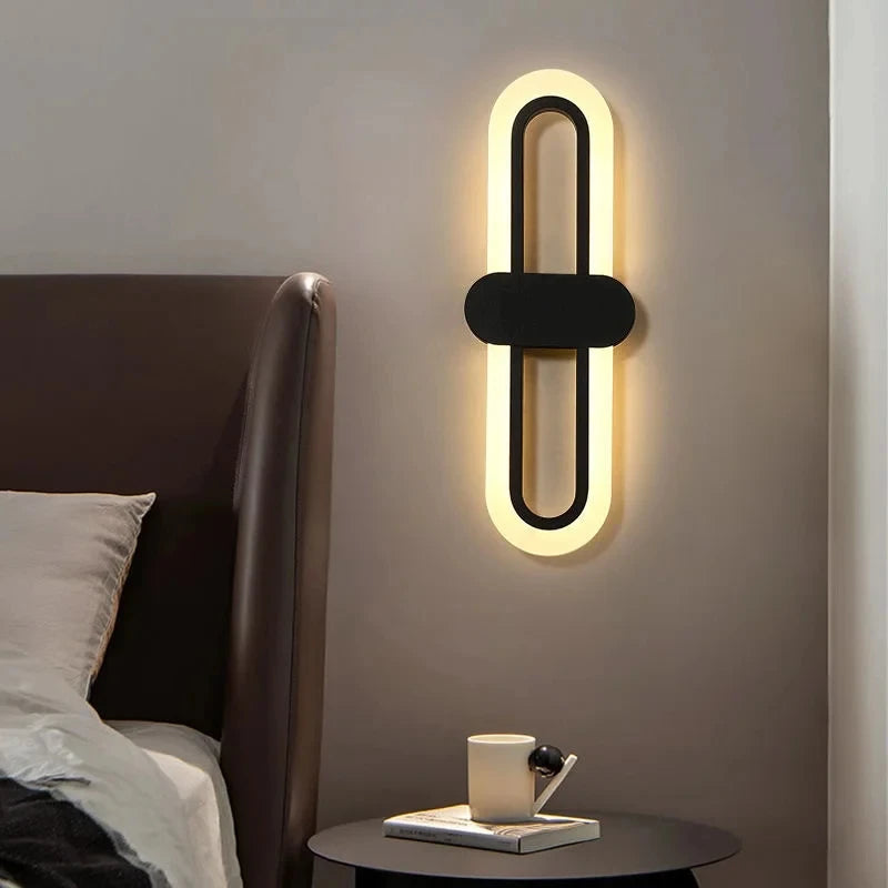 applique murale led pour décoration de maison acrylique - vue 2 sur 9