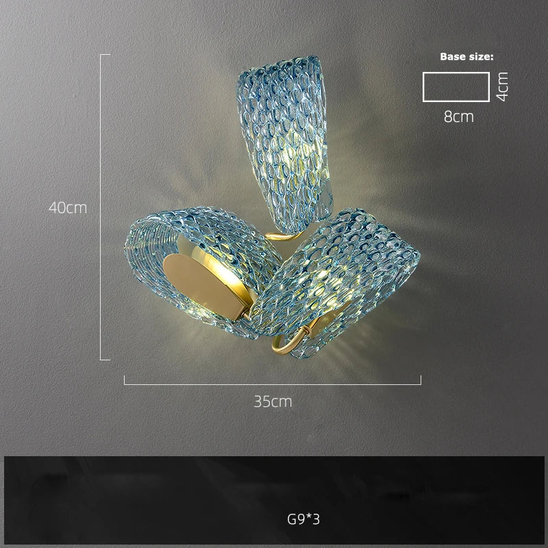lustre en verre cristal LED pour un éclairage élégant - vue 14 sur 21