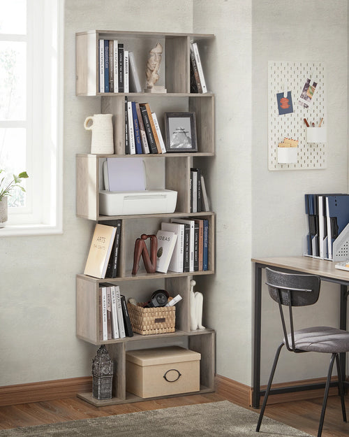 étagère autoportante moderne à 6 niveaux pour bureau - vue 4 sur 8