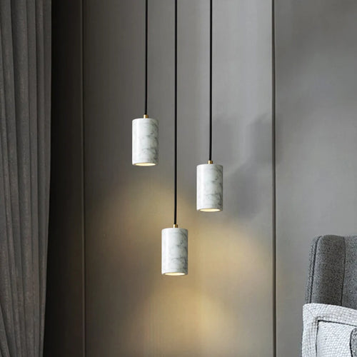 suspension en marbre italien design pour éclairage moderne