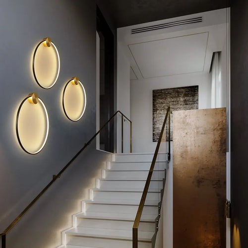 applique murale led en laiton style art déco pour intérieur moderne - vue 3 sur 23