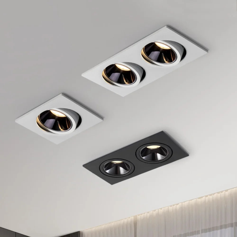 Plafonnier à spots Led intégré à intensité réglable - vue 3 sur 10