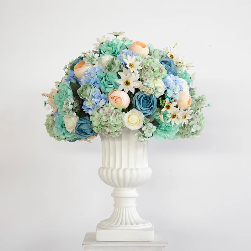 boules de fleurs artificielles en soie pour décoration de mariage et photo - vue 15 sur 22
