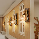 applique murale led design nordique en résine d'écureuil pour décoration intérieure