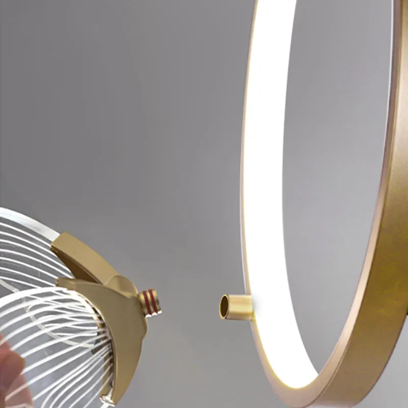 suspension design en acrylique pour décoration moderne de luxe - vue 6 sur 21