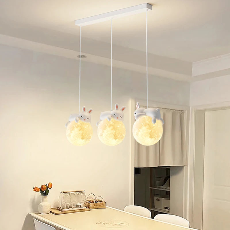 lustre moderne en forme d'animaux idéal pour enfants - vue 4 sur 11